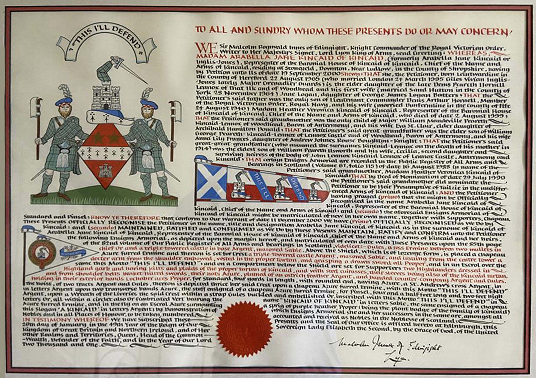 Authentication stamp