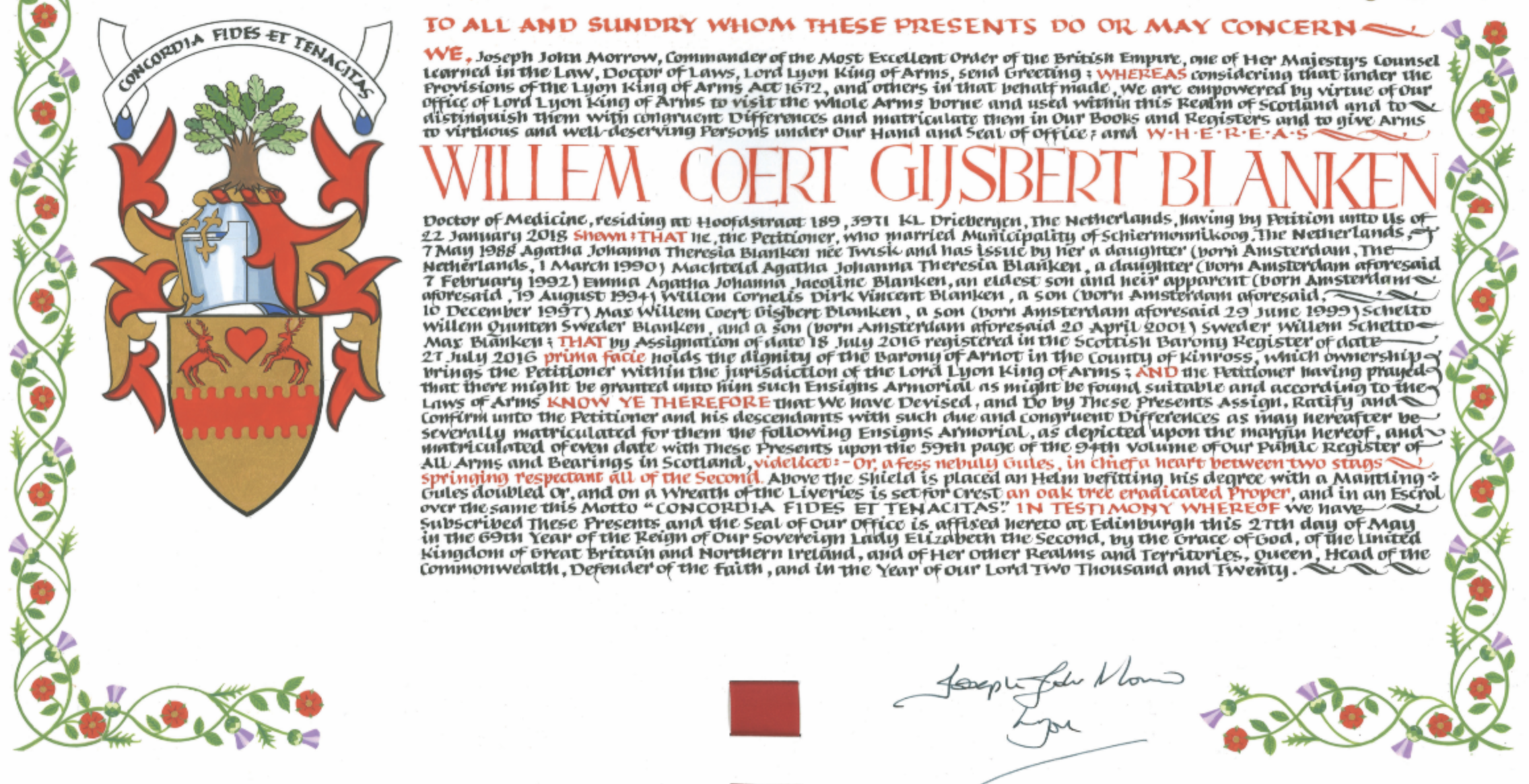 Authentication stamp