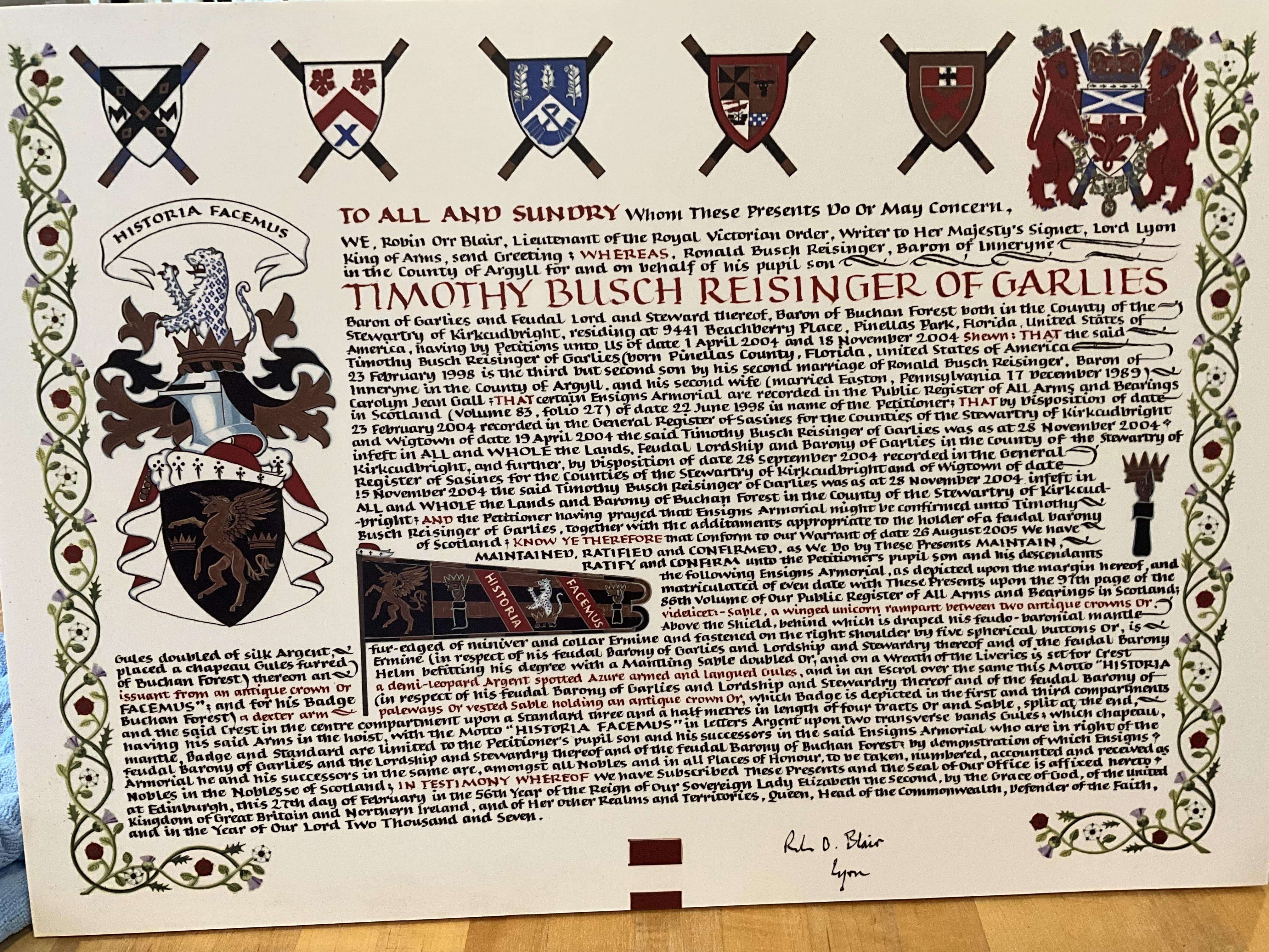 Authentication stamp