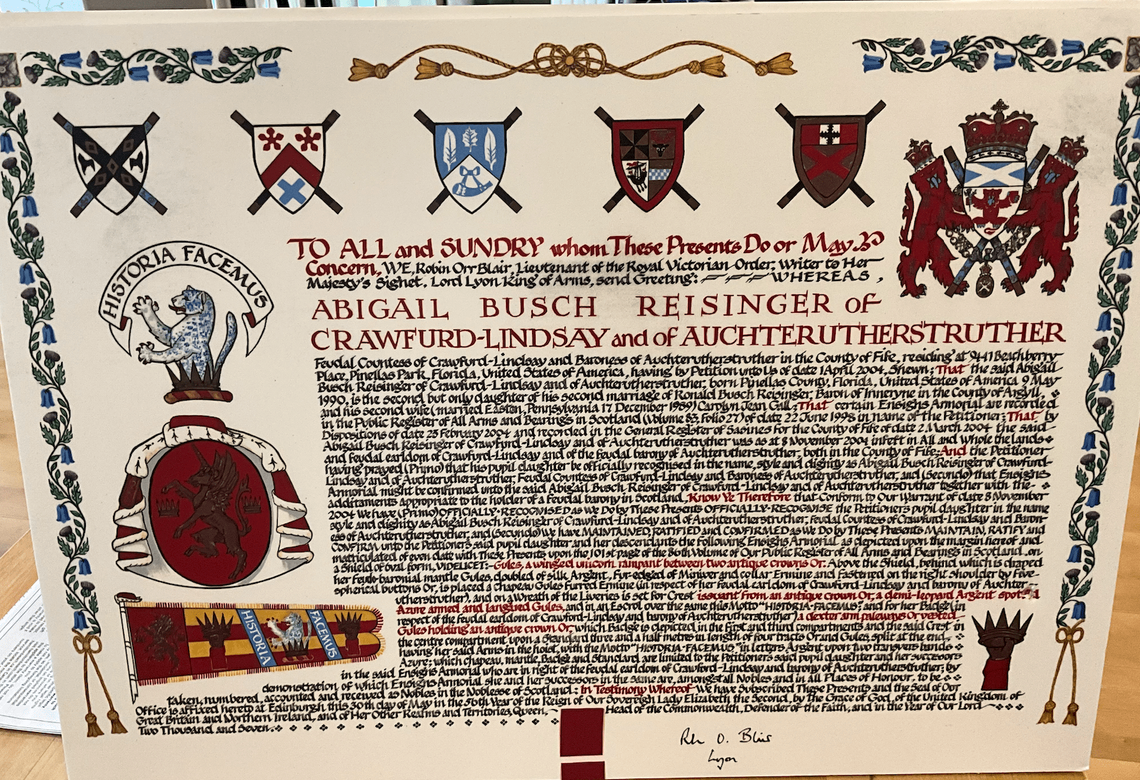 Authentication stamp
